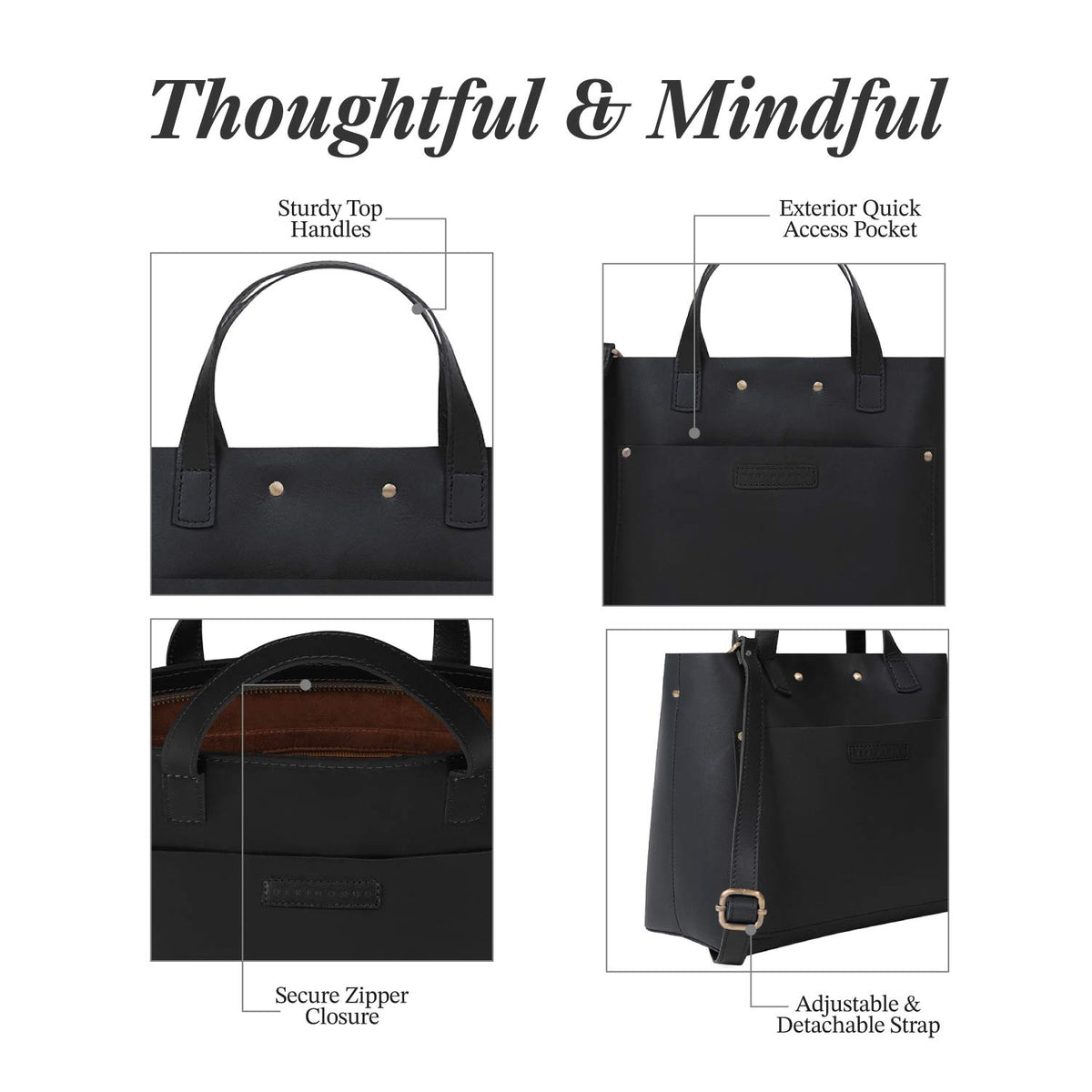 #Color_Midnight Black, #Style_Zipper