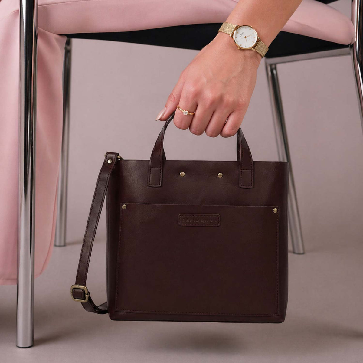 #Color_Chocolate Brown, #Style_Classic